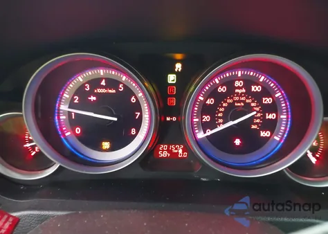 2009 Mazda Mazda6 S Touring z USA, uszkodzony, nr VIN 1YVHP82B495M09849